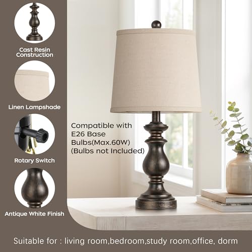 Traditional Table Lamp Set of 2 (2 Count)