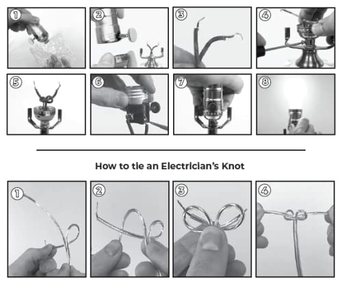 Push Through Lamp Socket for Incandescent or LED Bulbs