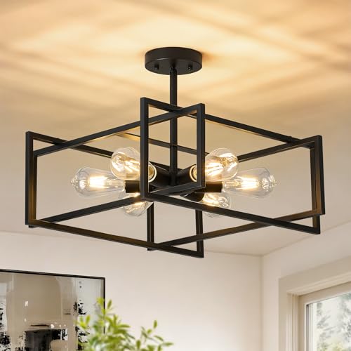 Black Kitchen Light Fixture