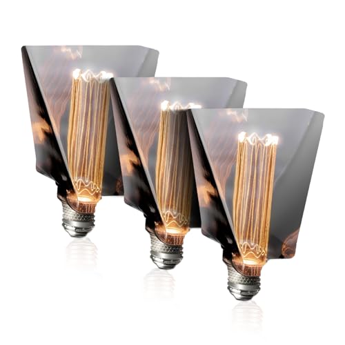 Decorative Light Bulb Eq 20W ICE Style Shaped E26 Led Bulb Medium Base (3 Count)