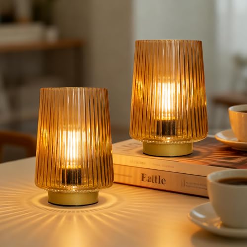 Battery Operated Lamp with Timer (2 Count)