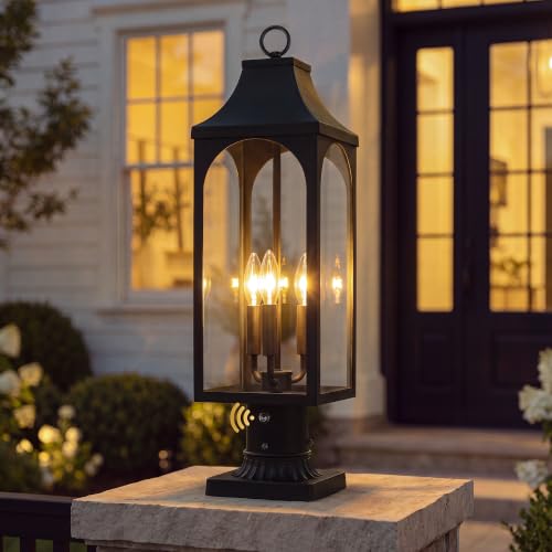 26.5 Inch Dusk to Dawn Outdoor Post Light