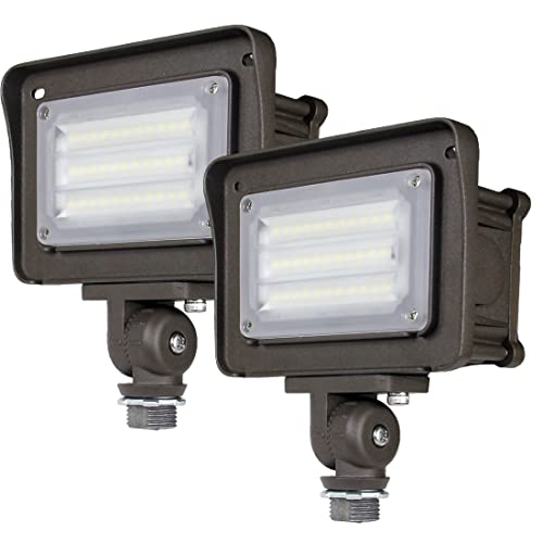 30W LED Flood Light Outdoor (2 Count)
