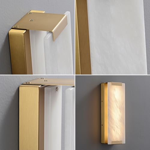 14.2" Alabaster Sconce