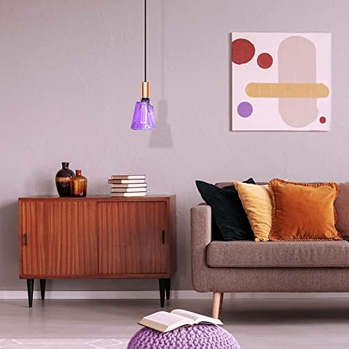 Purple Light Bulbs LED Vintage Light Bulb 3.5W Equivalent 20W Ice Shaped E26 Led Bulb Medium Base