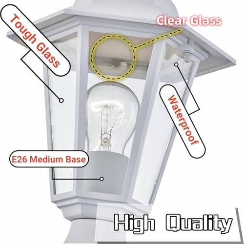 2 Packs Outdoor Post Light (2 Count)