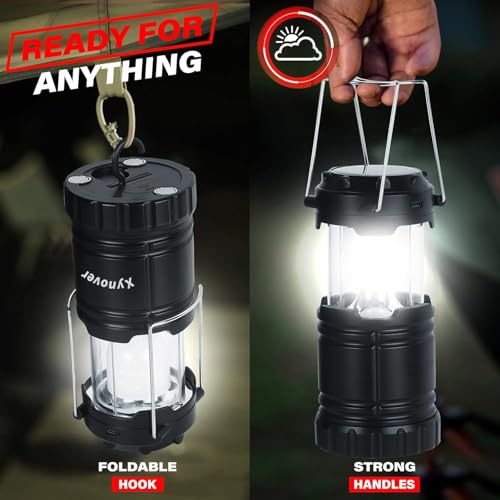 4 Pack Solar Camping Lanterns (4 Count)