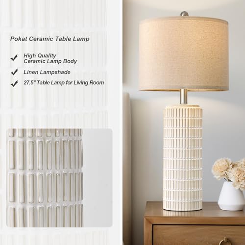 27.5'' Tall Table Lamps for Living Room Set of 2 (2 Count)