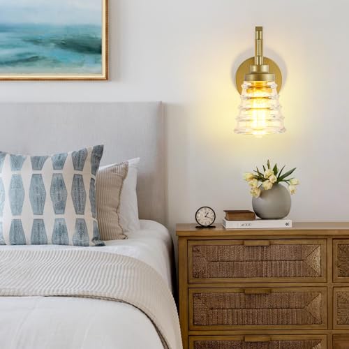 Gold Bathroom Wall Sconce