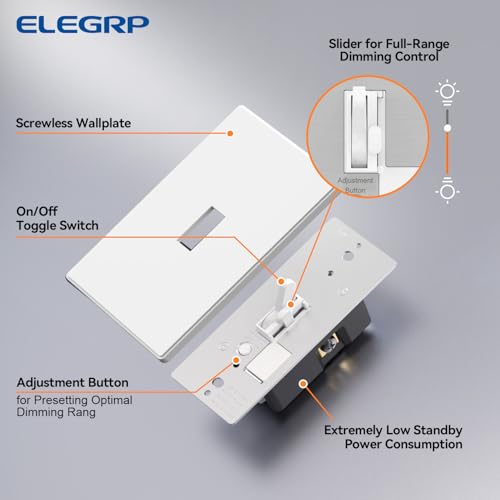 Digital Dimmer Switch for LED (2 Count)