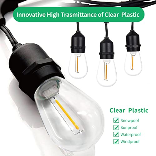 48 Pack S14 LED String Light Bulbs (48 Count)