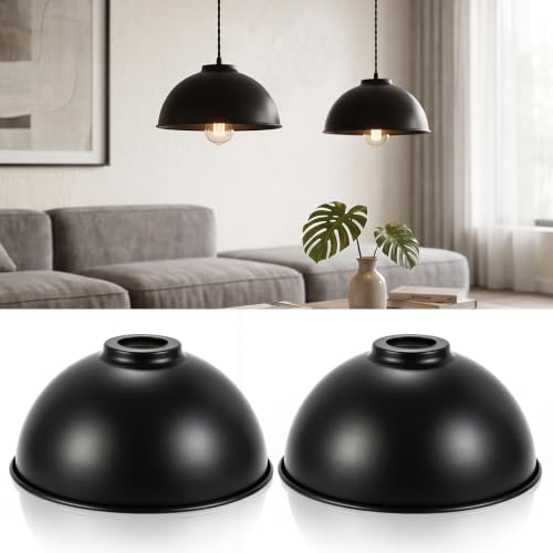 2 Pack Black Replacement Lamp Shades (2 Count)