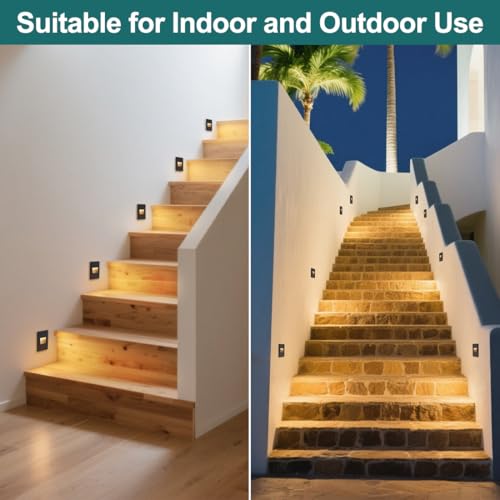 120V Vertical LED Step Lights (4 Count)