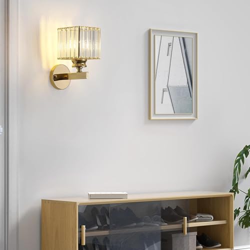 Hardwired Crystal Wall Sconces