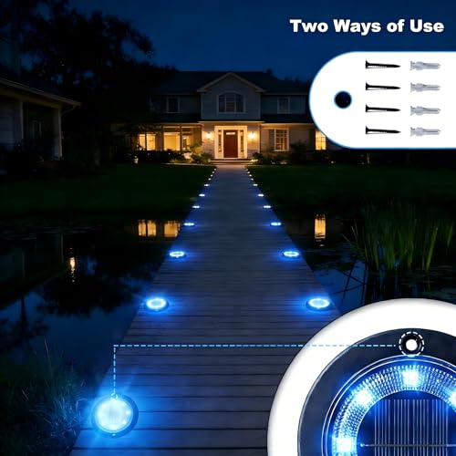 Solar Lights Outdoor Waterproof (12 Count)