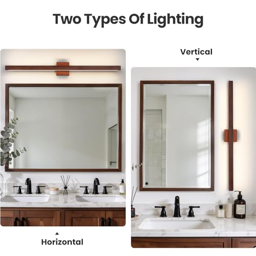 Modern Bathroom Light Fixtures Over Mirror