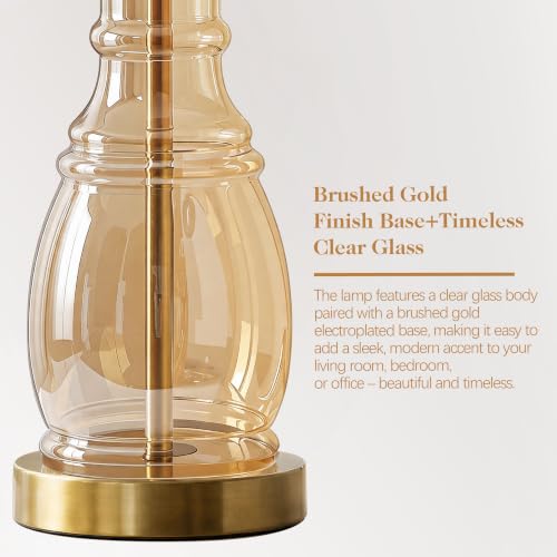 Glass Table Lamp Set of 2
