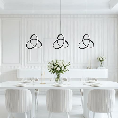 Modern Spiral LED Pendant Light Kitchen Island 4000K 1