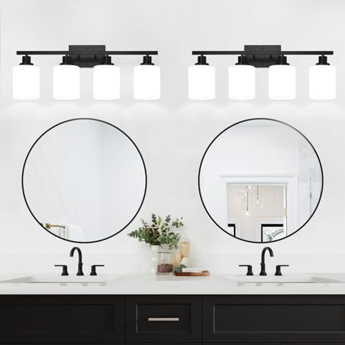 4 Light Bathroom Light Fixtures (4 Count)