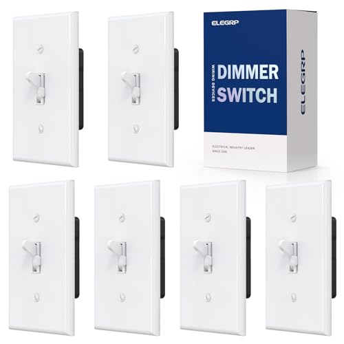 Digital Toggle Dimmer Switch for Dimmable LED (6 Count)