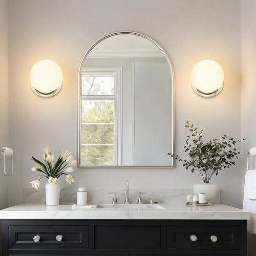 2 Pack Modern Chrome Wall Light Fixtures