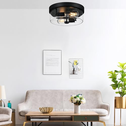 Black Flush Mount Ceiling Light Fixtures