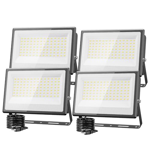 130W Flood Lights Outdoor (4 Count)