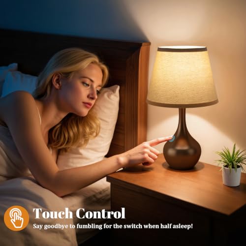 16.1" Touch Table Lamp for Nightstand