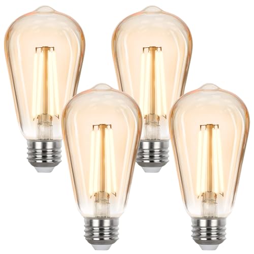 LED Edison Bulbs 40 watt Equivalent (4 Count)