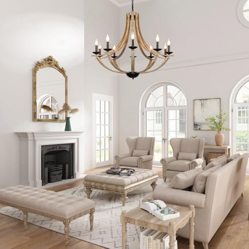 Farmhouse Chandeliers for Dining Room Light Fixture