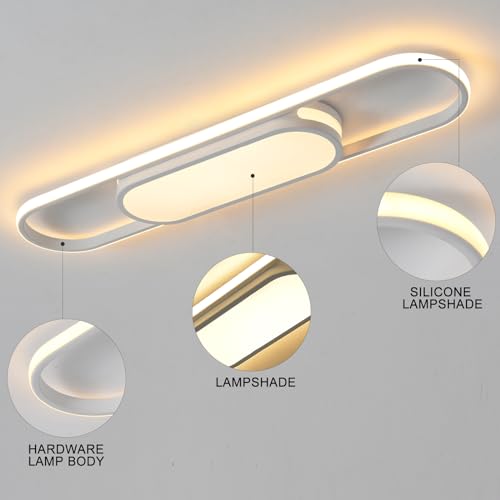 Modern LED Ceiling Light 31.5in Dimmable Linear Ceiling Light