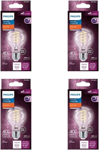LED 40W A19 4 (4 Count)