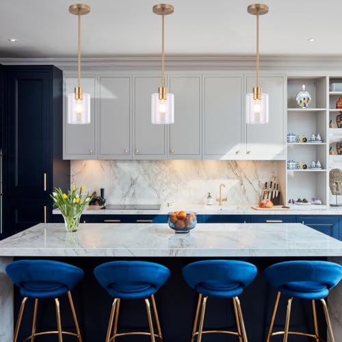 Brass Pendant Light for Kitchen Island 1 Pack