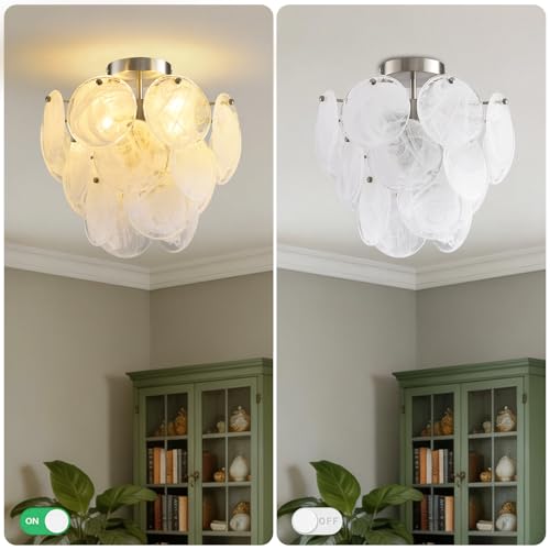Glass Ceiling Light Fixture