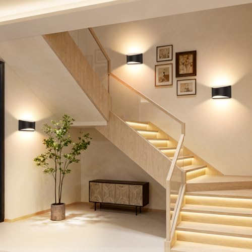 Black Modern LED Wall Sconce