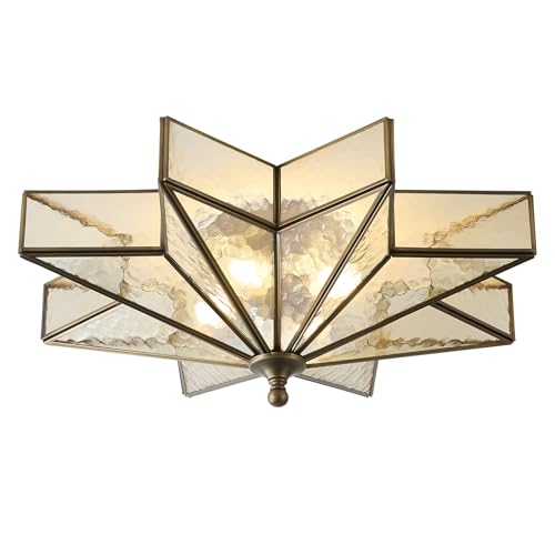Star Vintage Bronze Ceiling Light