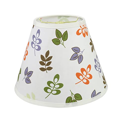 32200A Transitional Empire Shape Spider Construction Lamp Shade in Off White