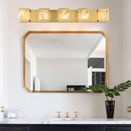 LED Bathroom Lighting Fixtures Over Mirror 25W 3000K Warm Lighting