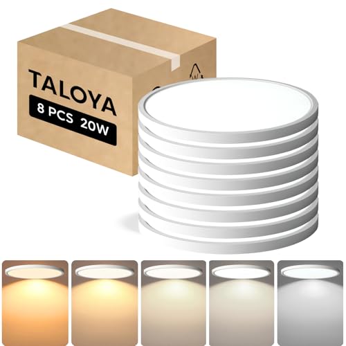 Flush Mount LED Ceiling Light (8 Count)