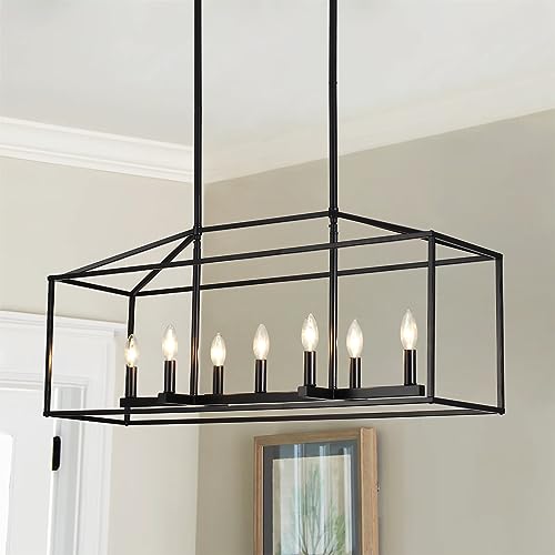 38'' Black Dining Room Light Fixture