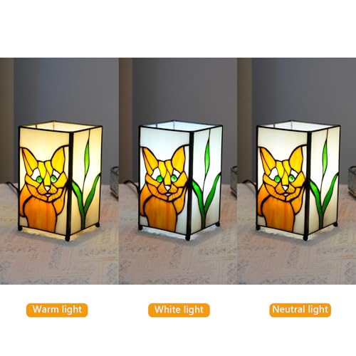 Tiffany Lamp Stained Glass lamp Small Bedside Table Lamps for Living Room Home Decor