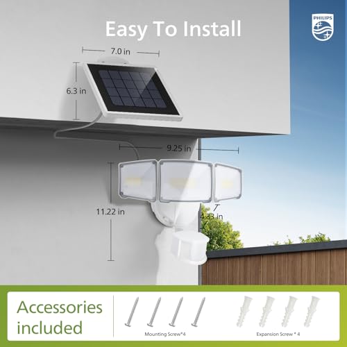3600LM Solar Security Lights w