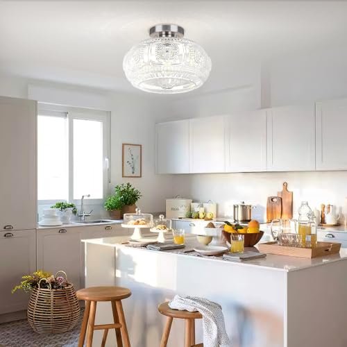 12 Inch Semi Flush Mount Ceiling Light Fixture