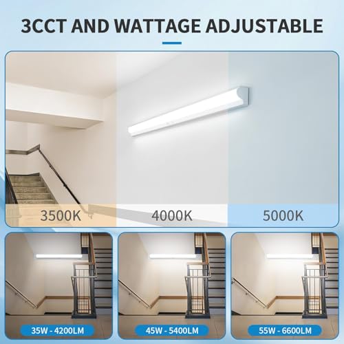 4FT LED Stairwell Light Fixture with Motion Sensor