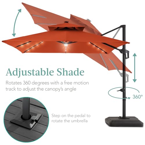 10x10ft Cantilever Patio Umbrella w