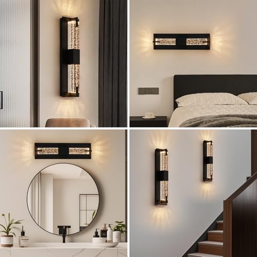 Battery Operated Crystal Wall Sconc (2 Count)