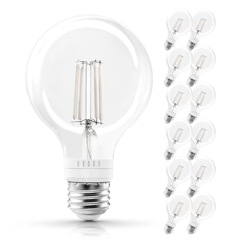 Vintage G25 LED Light Bulb 60 Watt Equivalent (12 Count)