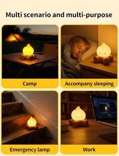 3Pcs Campfire Night Light (3 Count)