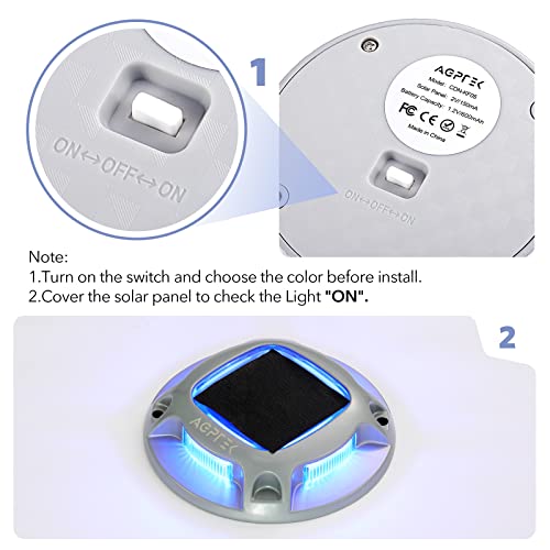 Solar Driveway Light Outdoor 1 Pack
