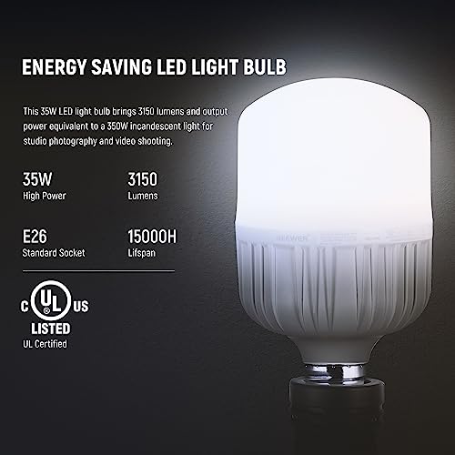 700W Equivalent Softbox Lighting Kit